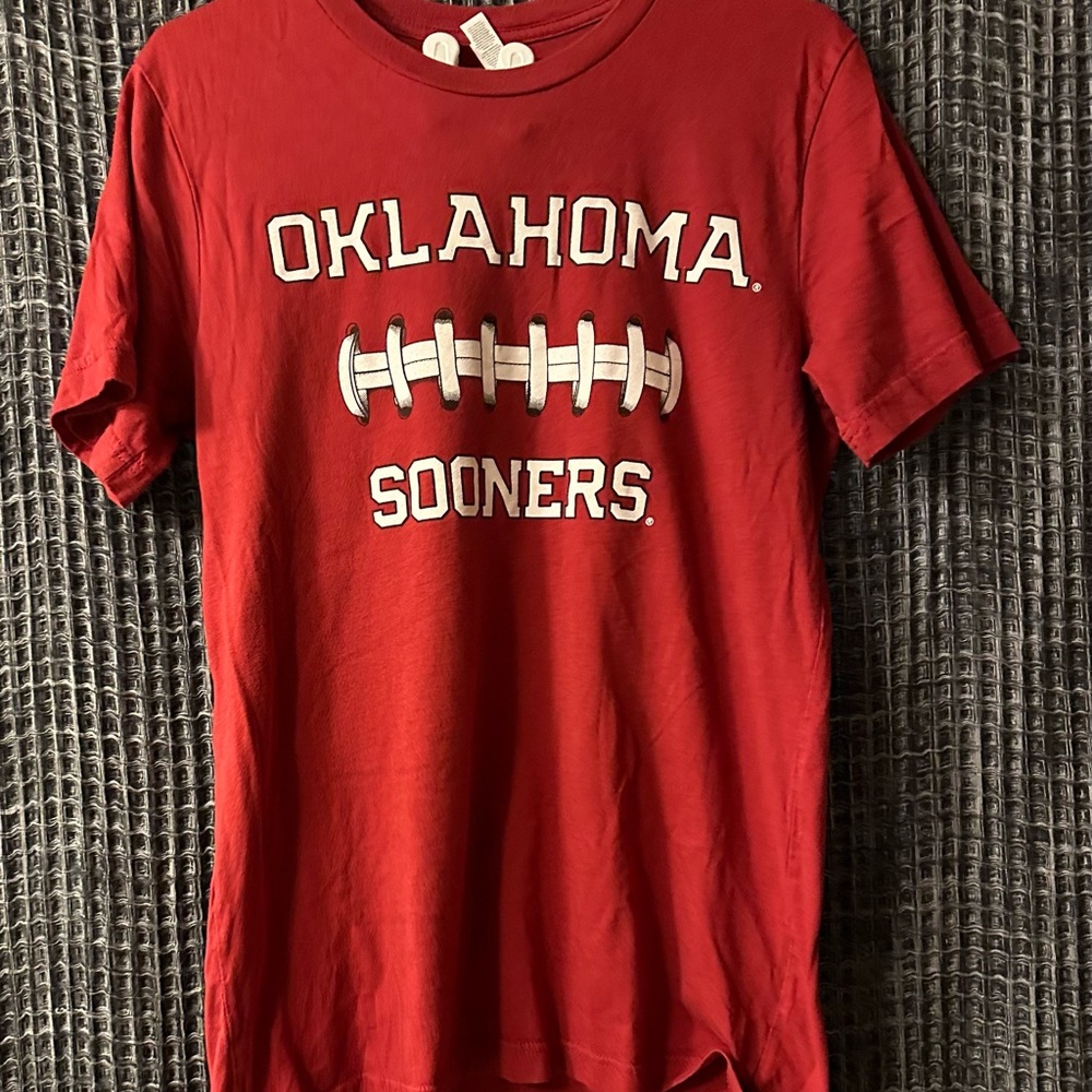 Bella Canvas Red Oklahoma Sooners Short Sleeve Tee